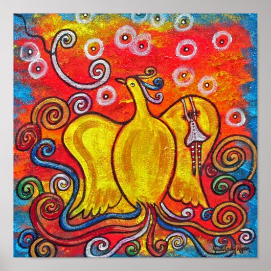 Poster Ex Flammis Clarior, Hors flamme, Luminosité (Devant)