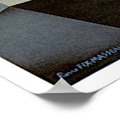 Poster Exactitude de l'affiche des voyages en train franç (Coin)