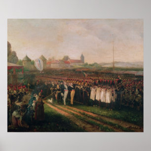 Poster Examen de la Garde nationale et des incendies