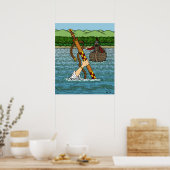 Poster Excalibur et Arthur (Cuisine)