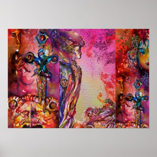 Poster EXCALIBUR Magie et mystère Légendes arthuriennes (Devant)