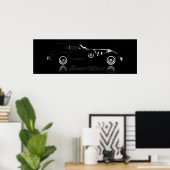 Poster Excalibur Series IV Black Phaeton 36 x 12 (Bureau à domicile)