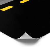 Poster Excavateur Camion de construction Camions fête d'a (Coin)