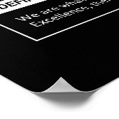 Poster Excellence - Élément De Succès - Motivation (Coin)