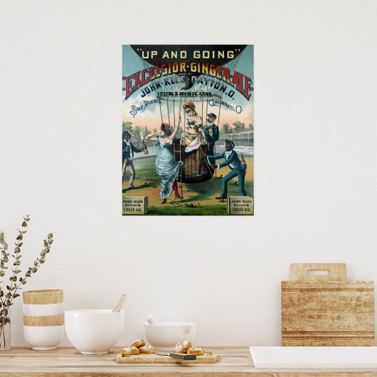 Poster Excelsior Ginger Ale (Cuisine)