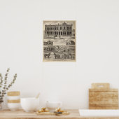 Poster Exchange Banque nationale des Downs, Kansas (Cuisine)
