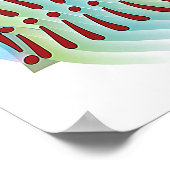 Poster Exclamations arc-en-ciel (Coin)