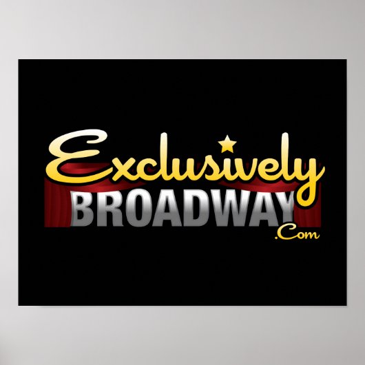 Poster ExclusivelyBroadway.com (Devant)