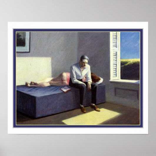 Poster Excursion en philosophie par Edward Hopper (Devant)
