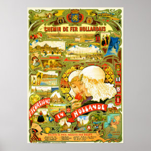 Poster Excursions à travers la Hollande
