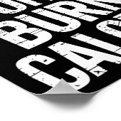 Poster Excuses Ne pas brûler de calories (Coin)