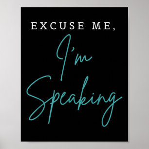 Poster Excusez-Moi Je Parle Drôle Kamala Harris Joe Bide