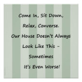 Poster Excusez-moi pour l'affiche de Messy House (Devant)