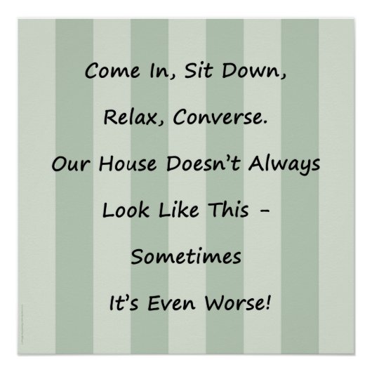 Poster Excusez-moi pour l'affiche de Messy House (Devant)