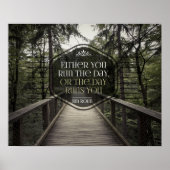 Poster Exécuter La Journée (Devant)