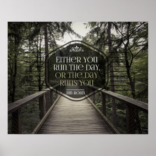 Poster Exécuter La Journée (Devant)