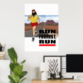 Poster Exécuter l'exécution Forrest (Bureau à domicile)