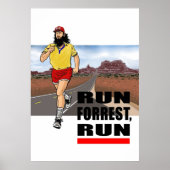 Poster Exécuter l'exécution Forrest (Devant)
