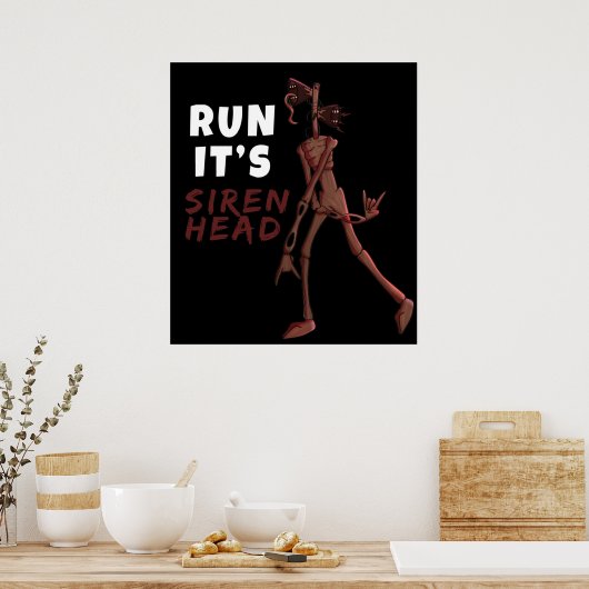 POSTER EXÉCUTER SON MONSTRE MAL À TÊTE SIREUSE (Cuisine)