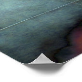 Poster Exécution de Gecko | grunge en mosaïque (Coin)