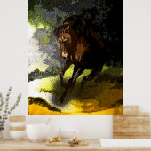 Poster Exécution de l'impression libre (Cuisine)