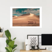 POSTER EXÉCUTION DE L'IMPRESSION SAUVAGE (Bureau à domicile)