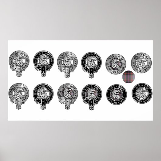 Poster Exécution de test - Blason personnalisé (Devant)