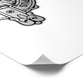 Poster Exécution de test - Blason personnalisé (Coin)