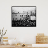 Poster Exécution du capitaine Henry Wirz 1865 (Cuisine)