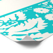 Poster Exécution turquoise (Coin)