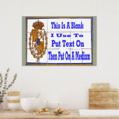 Poster Exemple de peinture murale (Cuisine)