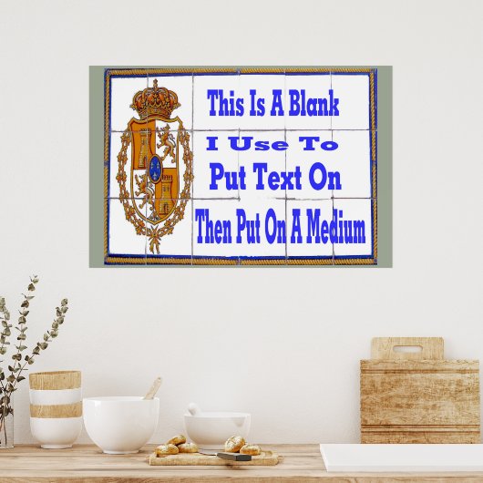 Poster Exemple de peinture murale (Cuisine)