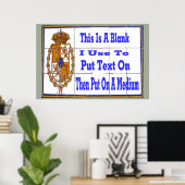 Poster Exemple de peinture murale (Bureau à domicile)