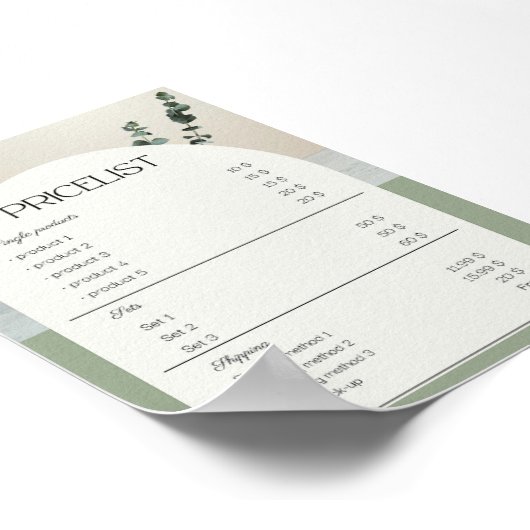 Poster Exemple de prix (Coin)