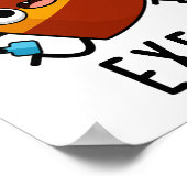 Poster Exer-side Funny Exercice Pun (Coin)
