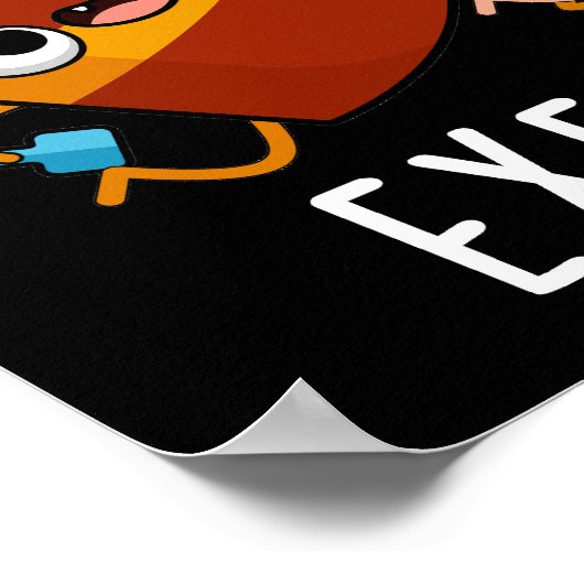 Poster Exer-side Funny Exercice Pun Dark BG (Coin)