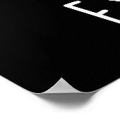 Poster Exer-slice Funny Pizza Pun Dark BG (Coin)