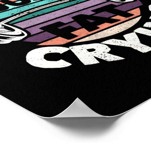 Poster Exercice amusant gym levage de poids (Coin)