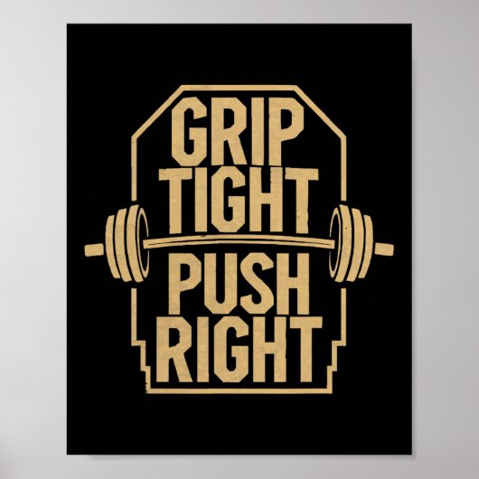 Poster Exercice Bench Press Bodybuilding Fitness Workout (Devant)