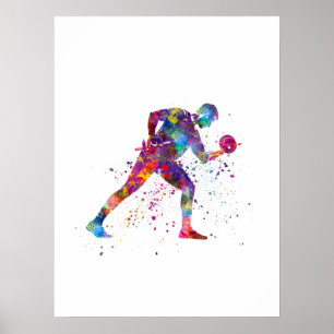 Poster exercice de gymnastique