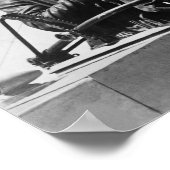 Poster Exercice de la cible du pistolet de machine aérien (Coin)