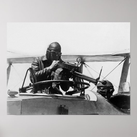 Poster Exercice de la cible du pistolet de machine aérien (Devant)