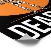 Poster Exercice de levage de poids Éffrayant (Coin)