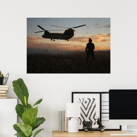 Poster Exercice de raid aérien (Bureau à domicile)