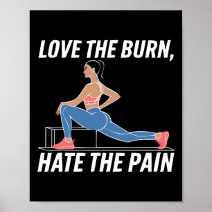 Poster Exercice de squat bulgare musculation fitness