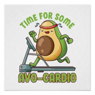 Poster Exercice d'entraînement Drôle Humour Citations