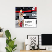 Poster Exercice d'incendie personnalisable (Bureau à domicile)