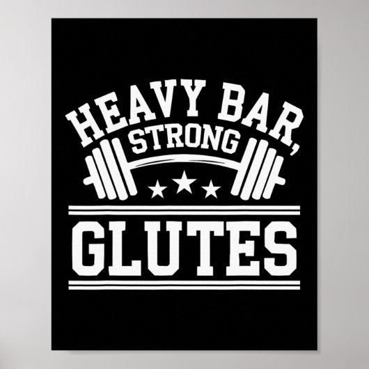 Poster Exercice Hip Thrust Bodybuilding Fitness Workout G (Devant)