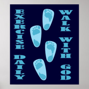 Poster Exercice - promenade avec Dieu (11h28 de Matt - 30