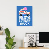 Poster Exercice sur les camions à crème glacée (Bureau à domicile)